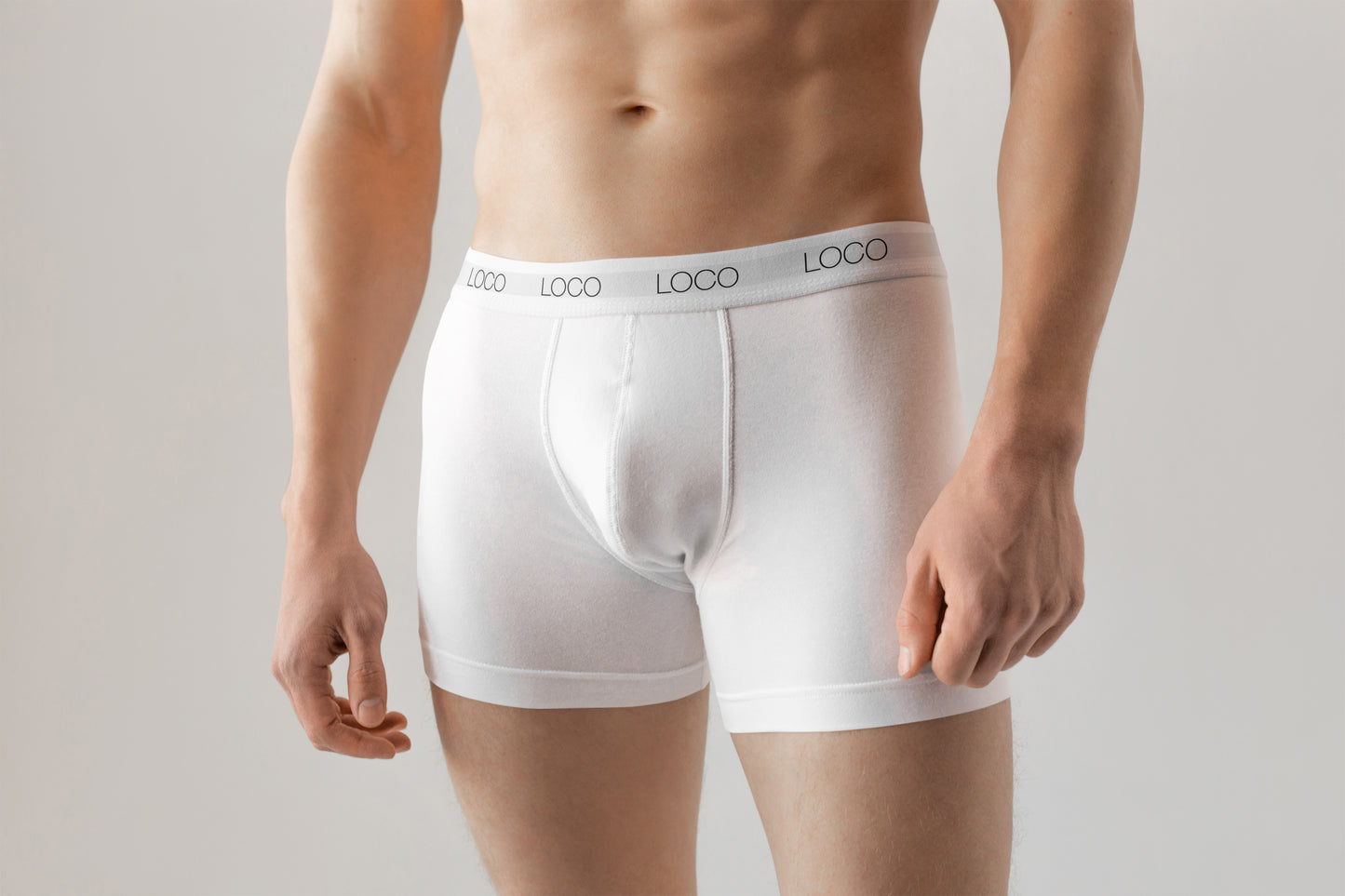 LOCO LINGERIE 

3er Pack Boxershorts - white