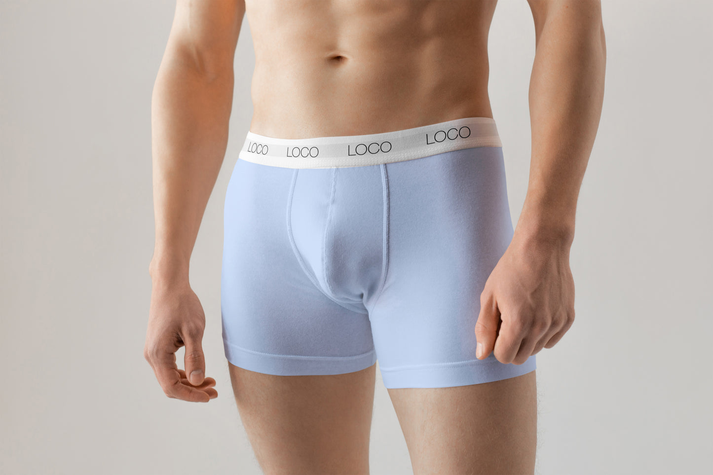 LOCO LINGERIE 

3er Pack Boxershorts - black, white and blue