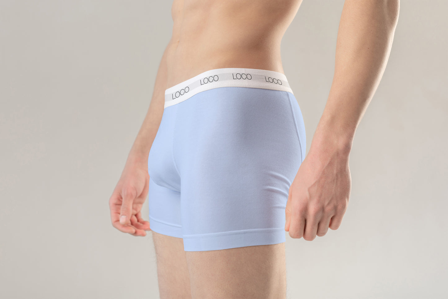 LOCO LINGERIE 

3er Pack Boxershorts - blau